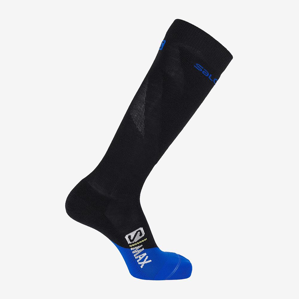 SALOMON S MAX M Philippines - Men's Socks - Black | 398107-IGC